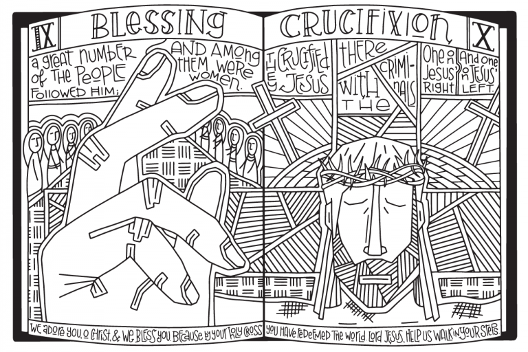 Stations of the Cross Coloring Posters – A Lenten Art Project
