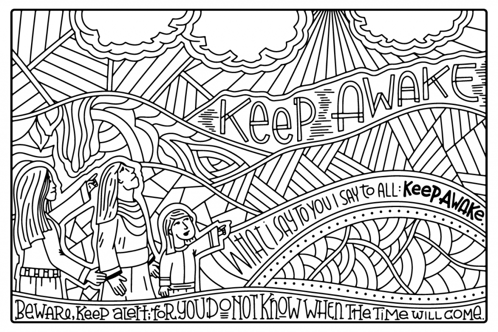 Advent Journey Coloring Posters Illustrated Ministry